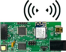 WiFi Interface Board with Built-In Antenna, USB &amp; RS485