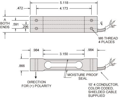esp series beam load cell specifications