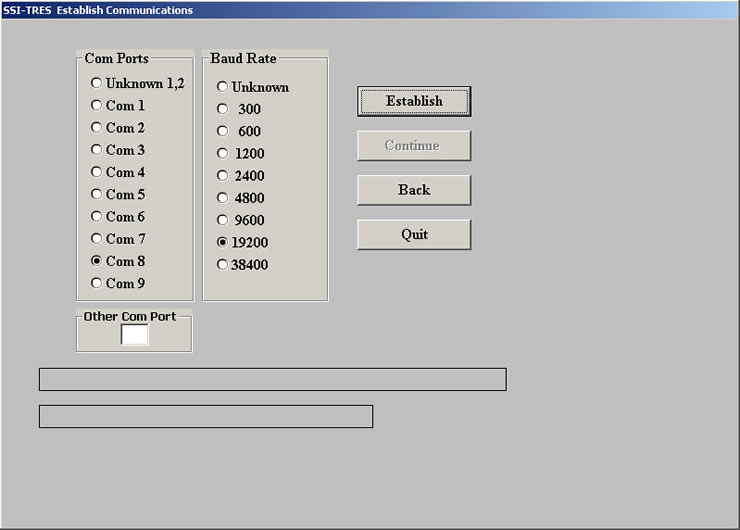 SSI-TRES TEDS Reader Editor Software screen 3