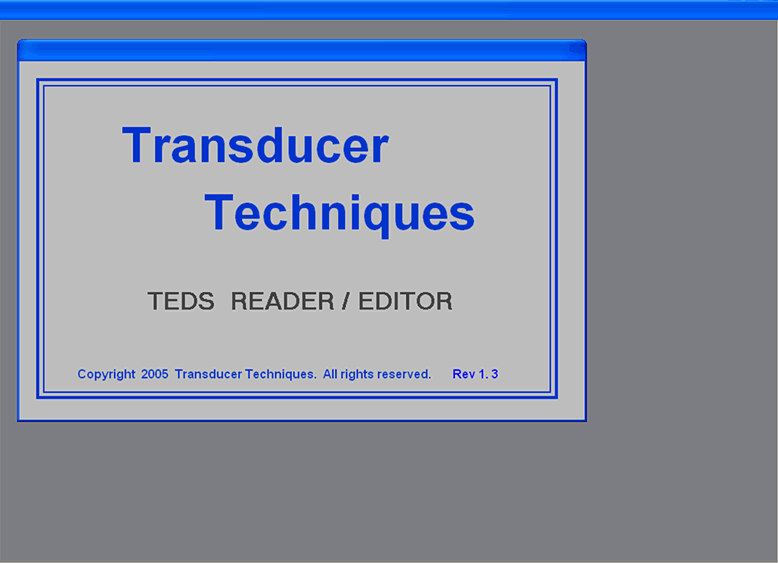 DPM-3-TRES TEDS Reader Editor Software