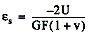 To simulate the effect on strain of applying a shunt resistor across R3, use the following equation