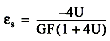 To simulate the effect on strain of applying a shunt resistor across R3, use the following equation