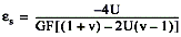 To simulate the effect on strain of applying a shunt resistor across R3, use the following equation