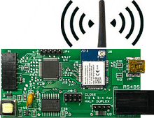 WiFi Interface Board with External Antenna, USB &amp; RS485