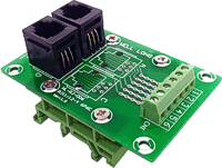 ABK-BD RS485 RJ11 to Terminal Block Adapter