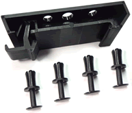 DIN Rail Clip with Fasteners