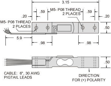 ebb series beam load cell specifications