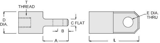 male clevis specifications