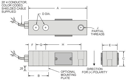 sbl series beam load cell specifications