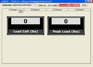 Datalogging Run Screen for Meter Group 1