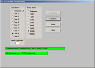 Datalogging Setup Screen